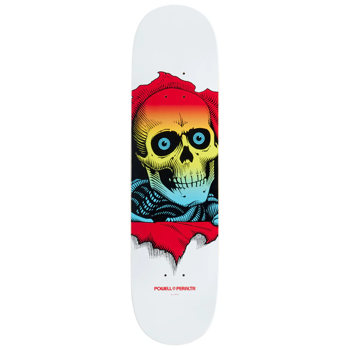 Powell-Peralta Ripper Skateboard Deck - Yellow Fade/White - 8.00"
