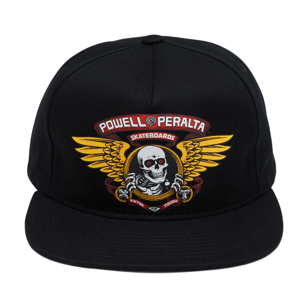 Powell-Peralta Winged Ripper Snapback Hat - Black - Image 2
