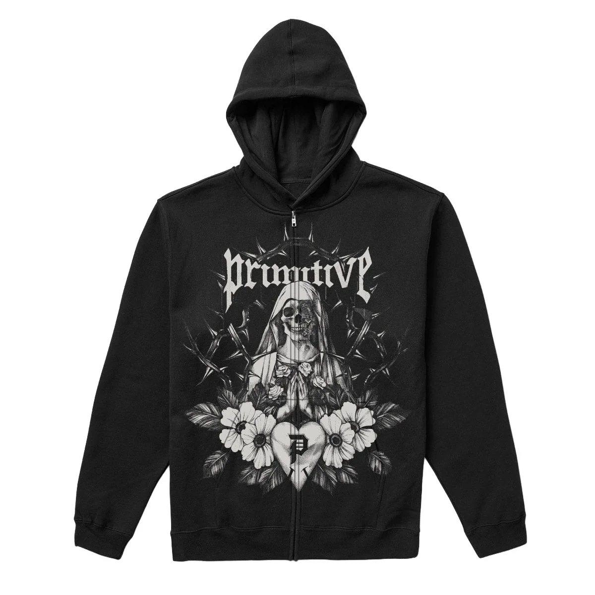 Primitive After Zip Hoodie - Black