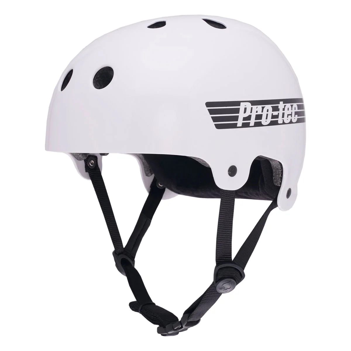 Pro-Tec Old School Low Pro Asia Fit Helmet - White Gloss