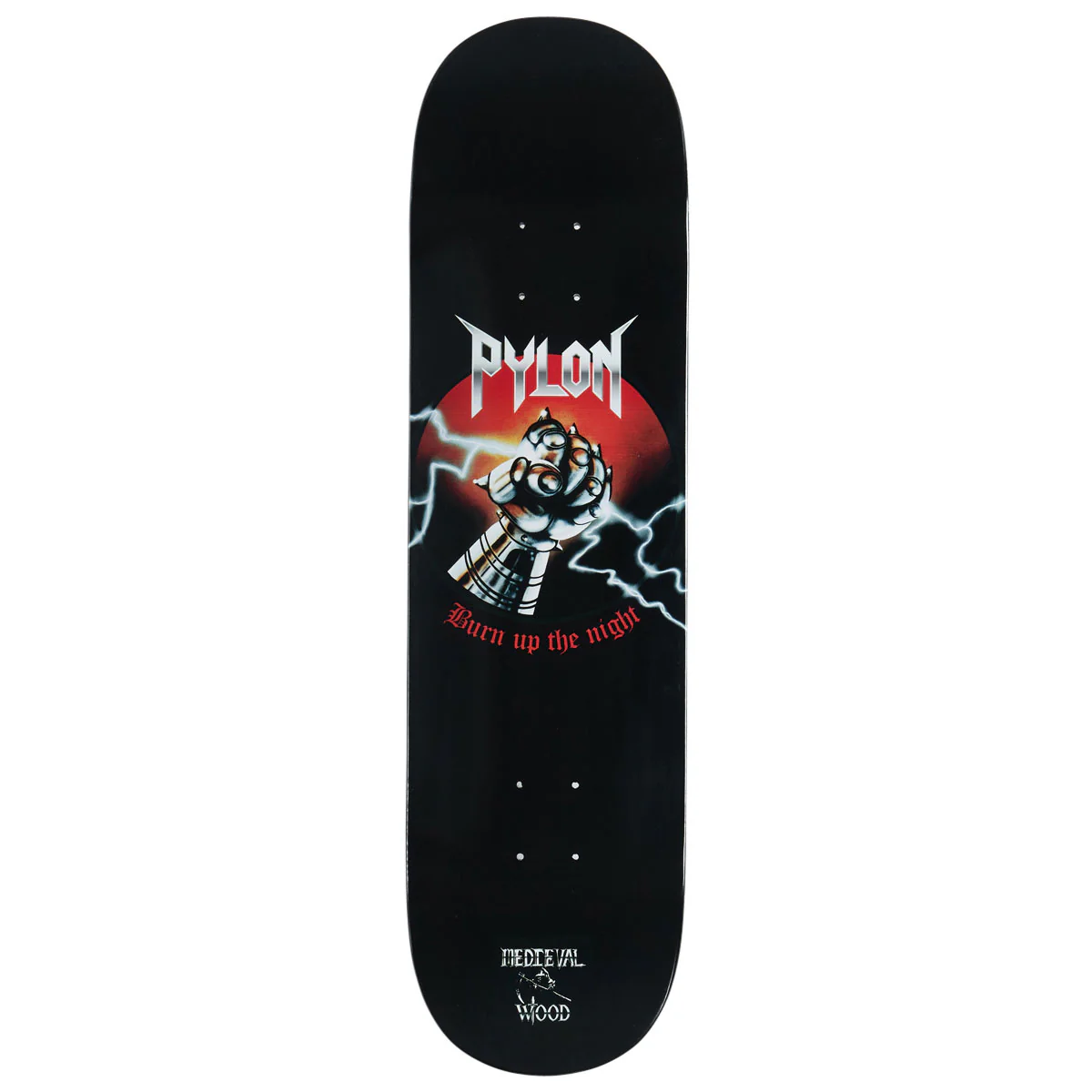 Pylon Burn Up The Night Skateboard Deck - 8.38"