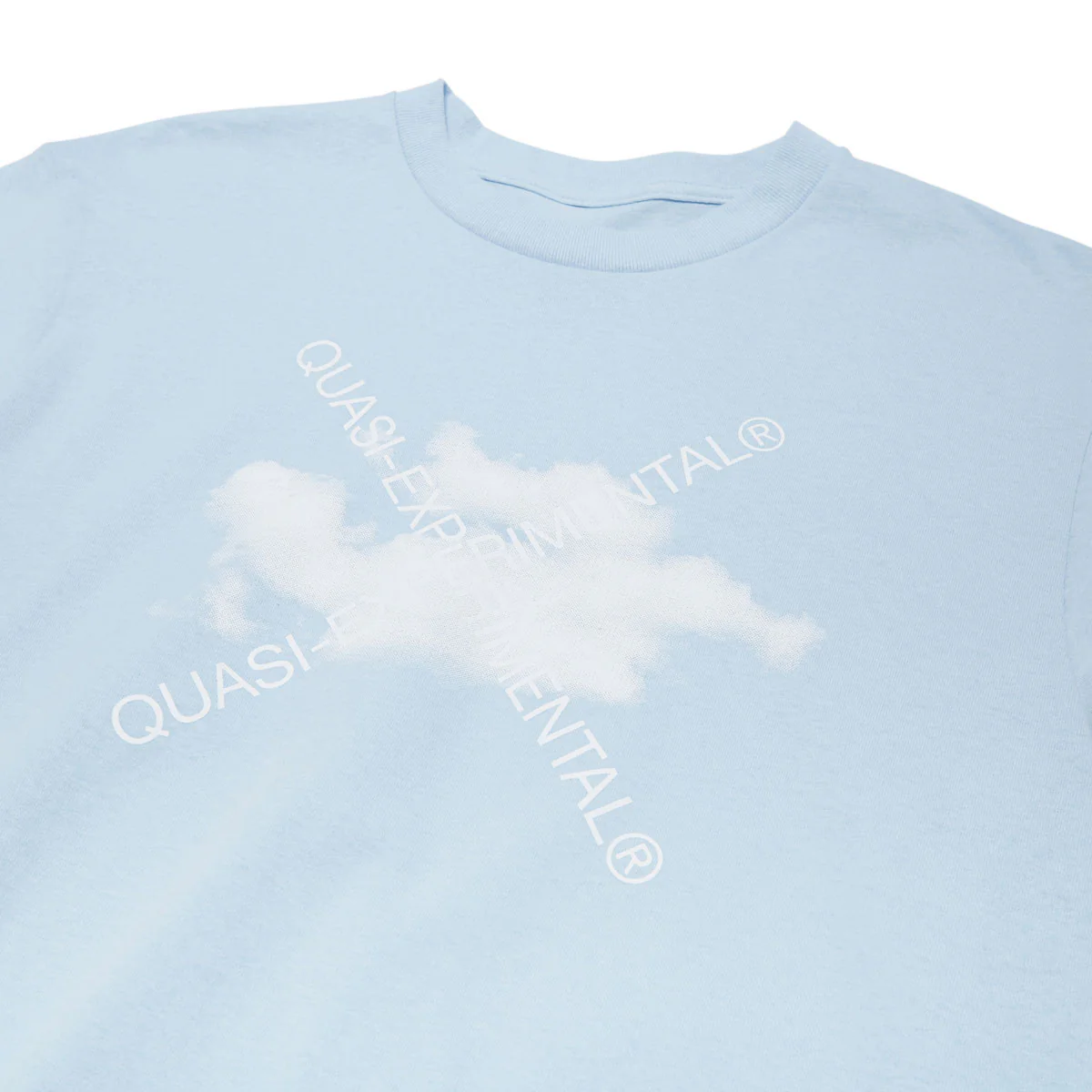 Quasi Cloud T-Shirt - Powder Blue - Image 3