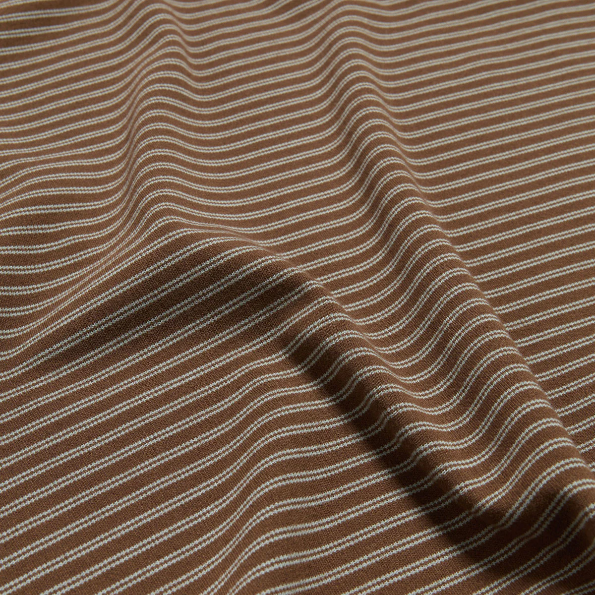 Quasi ISO Striped Pocket T-Shirt - Brown - Image 3
