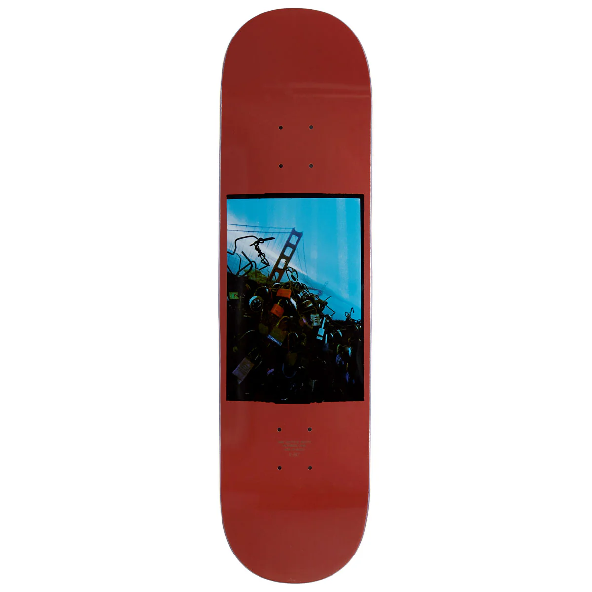 Rassvet Biais Pro Skateboard Deck - Orange - 8.25"