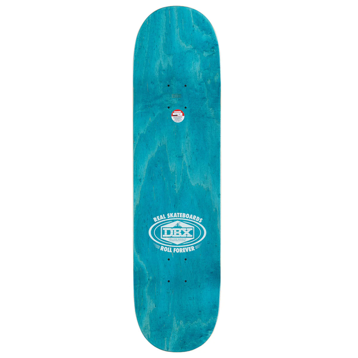 Real DBX Oval Team Skateboard Complete - Green - 8.50" - Image 2