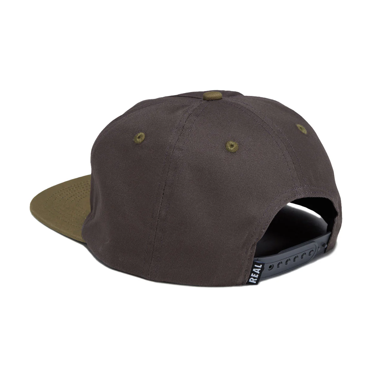 Real EMB Hat - Charcoal/Tan - Image 2