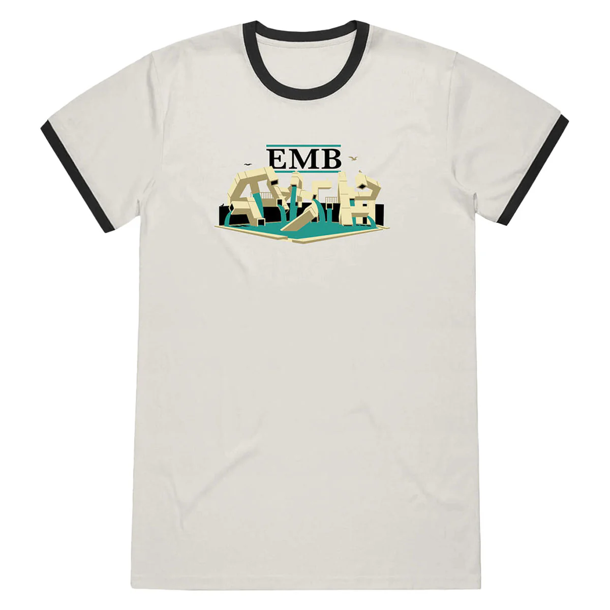 Real EMB T-Shirt - Natural/Black