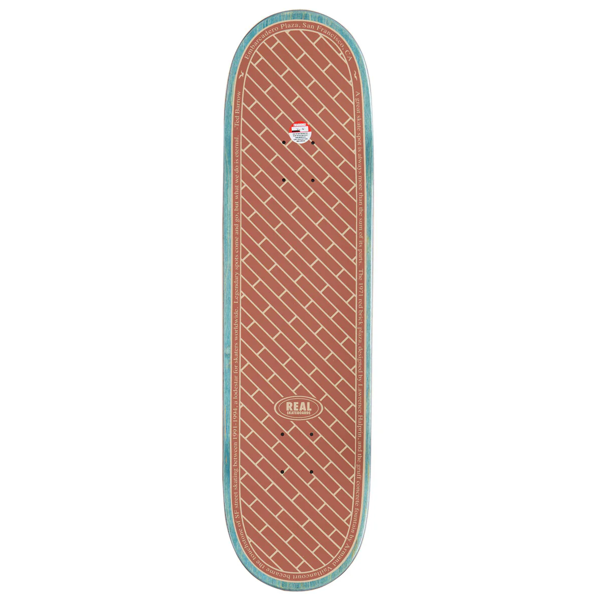 Real EMB Team Skateboard Complete - White - 8.50" - Image 2