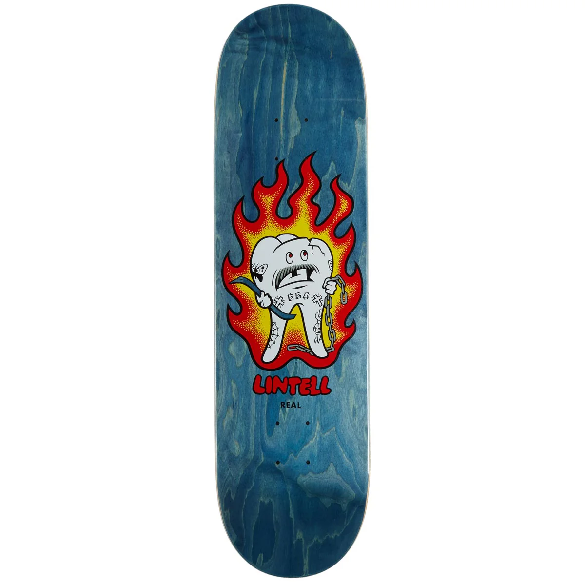 Real Lintell Mascot Skateboard Deck - 8.50"