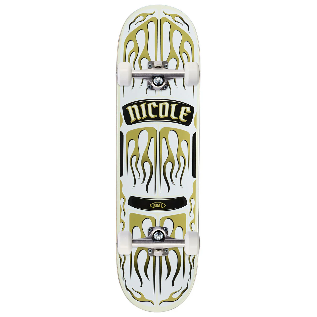 Real Nicole Ember Skateboard Complete - White - 8.50"
