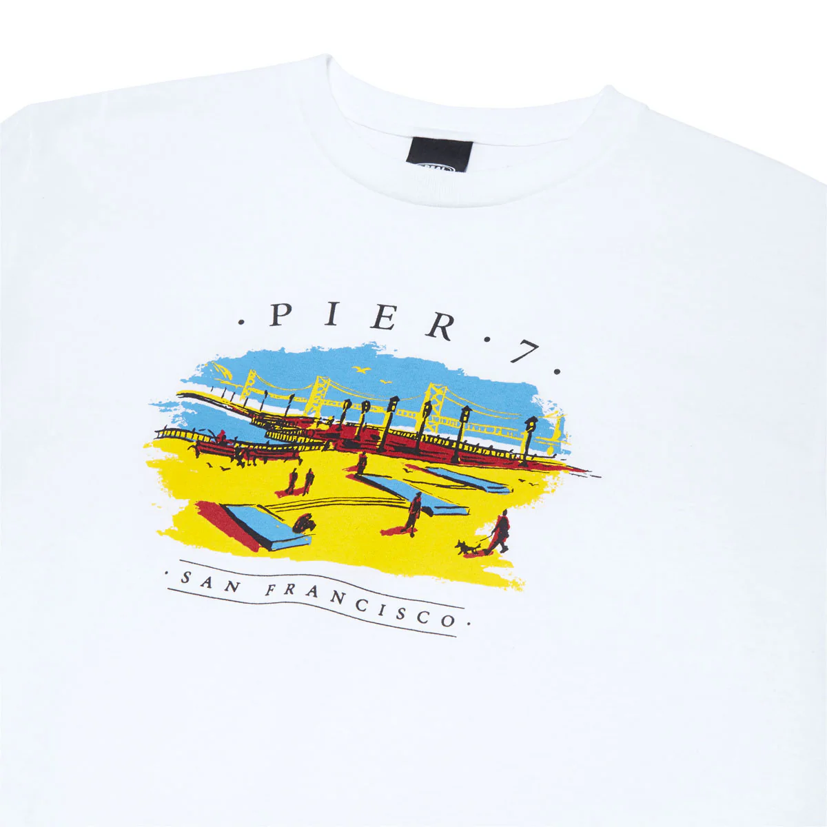 Real Pier 7 T-Shirt - White/Multi Color - Image 2