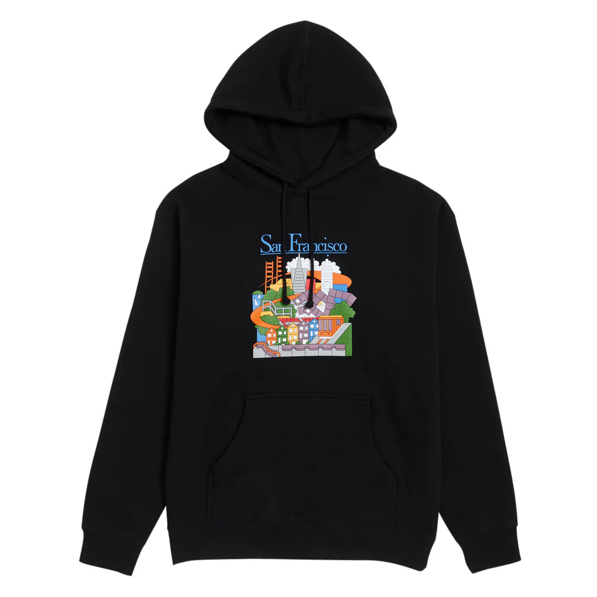 Real SF Travel Hoodie - Black/Multi Color