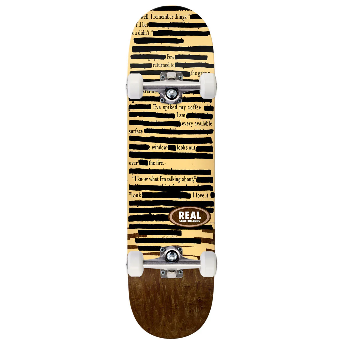 Real Team Non-Fiction Skateboard Complete - 8.38"