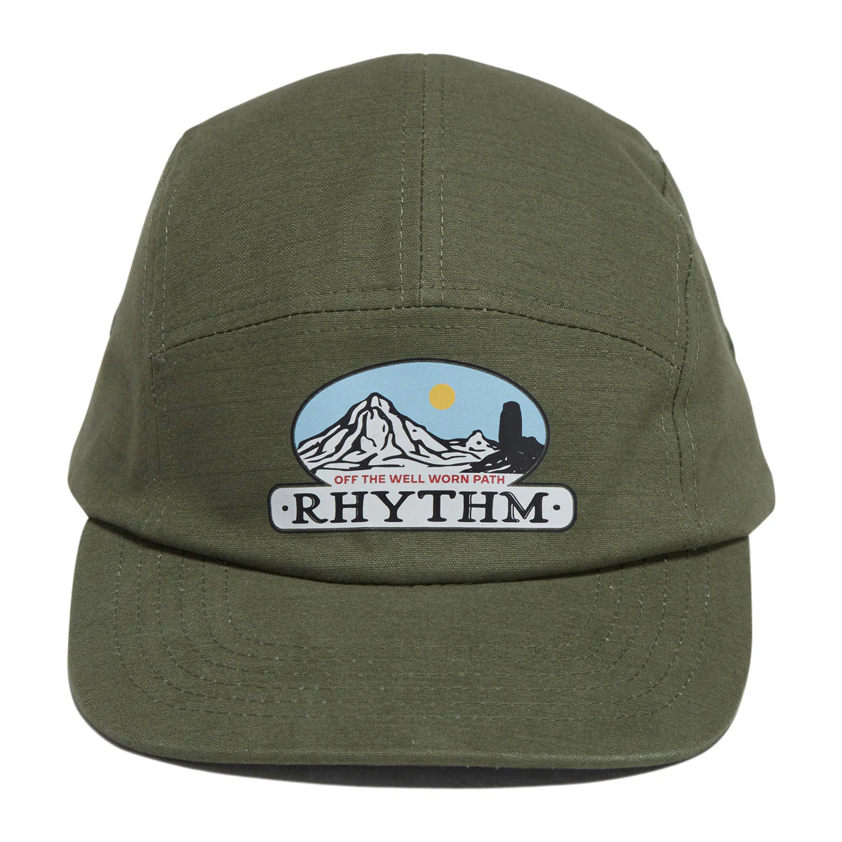 Rhythm Back Country 5 Panel Hat - Olive - Image 2