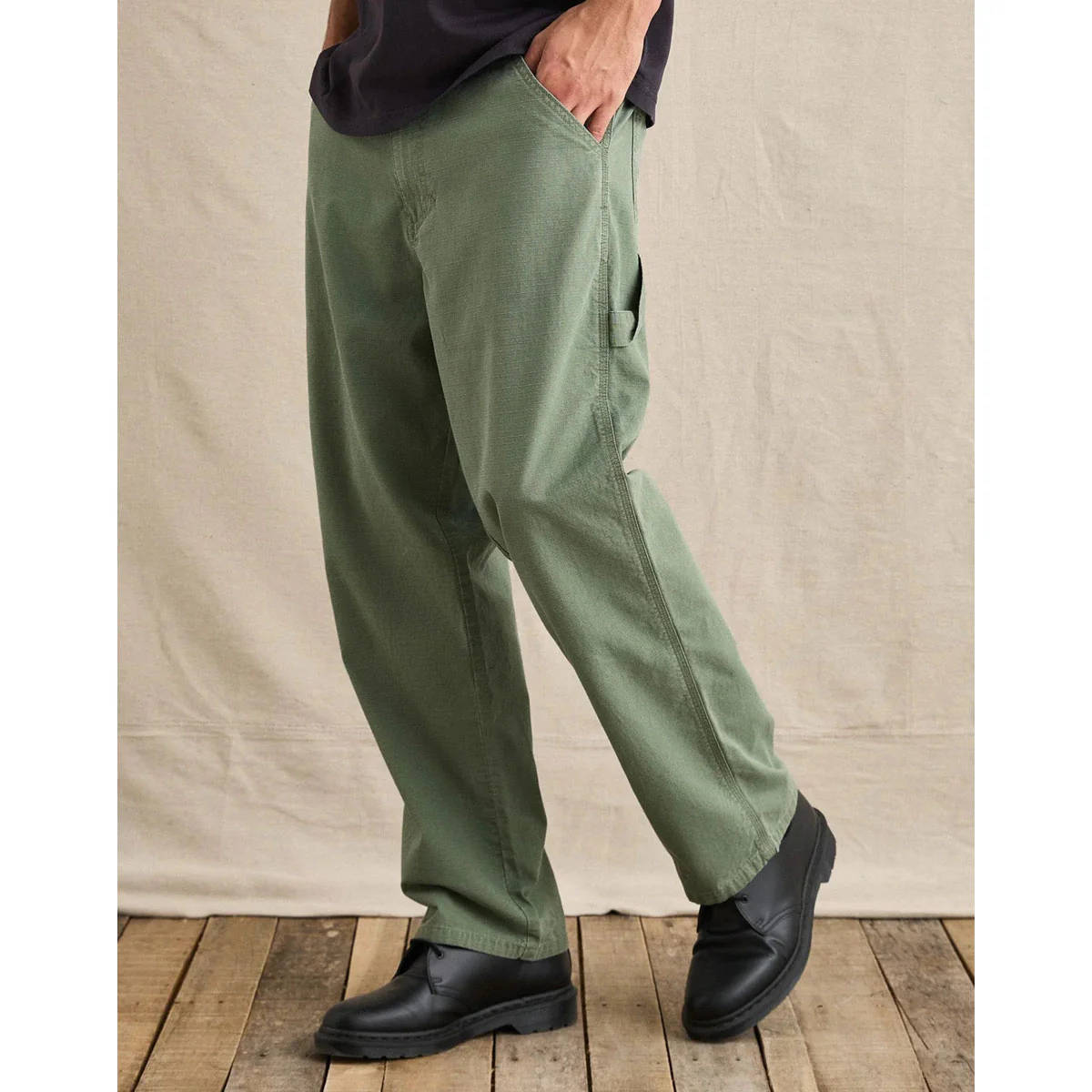 Rhythm Market Pants - Olive - Image 4