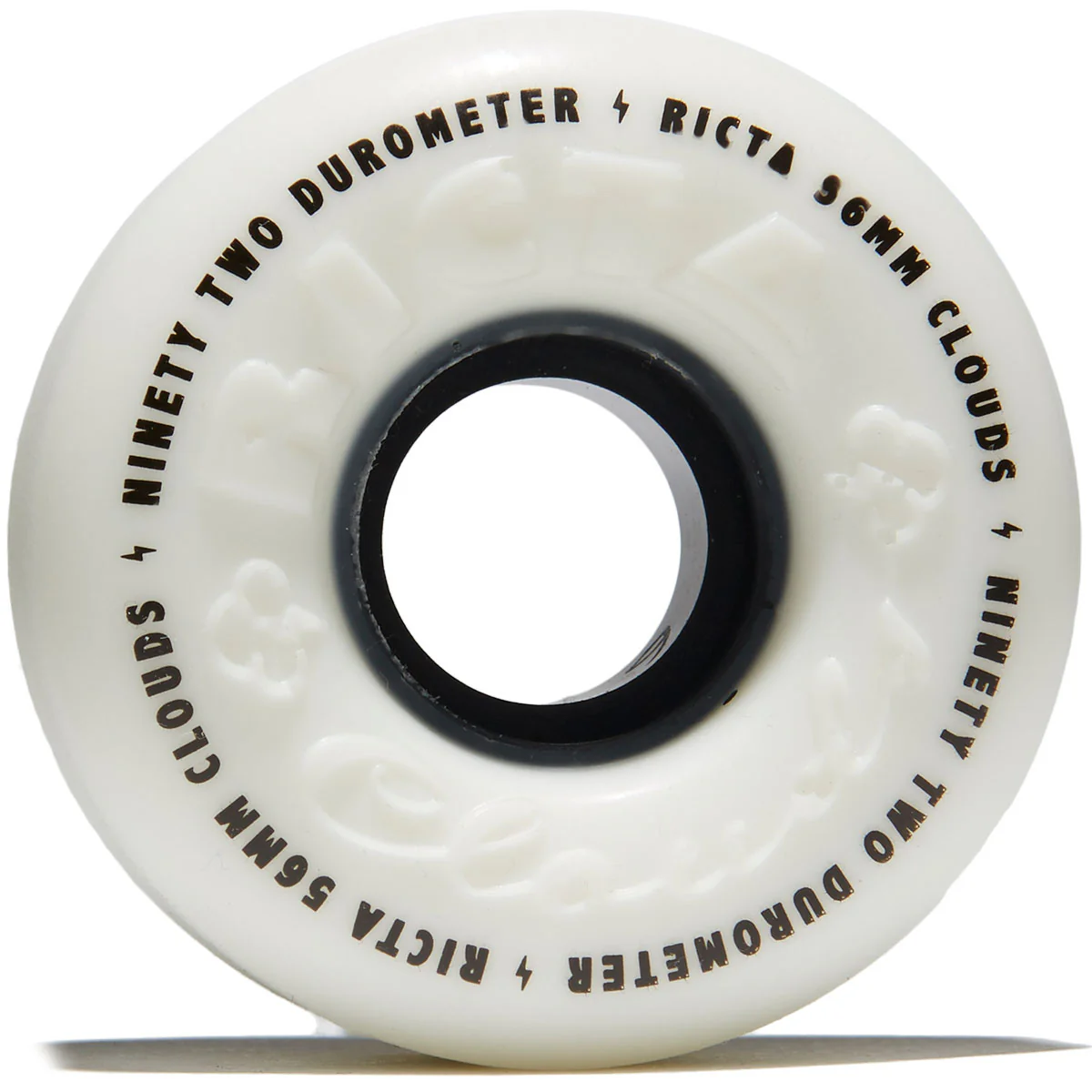 Ricta Clouds 92a Skateboard Wheels - Black - 56mm