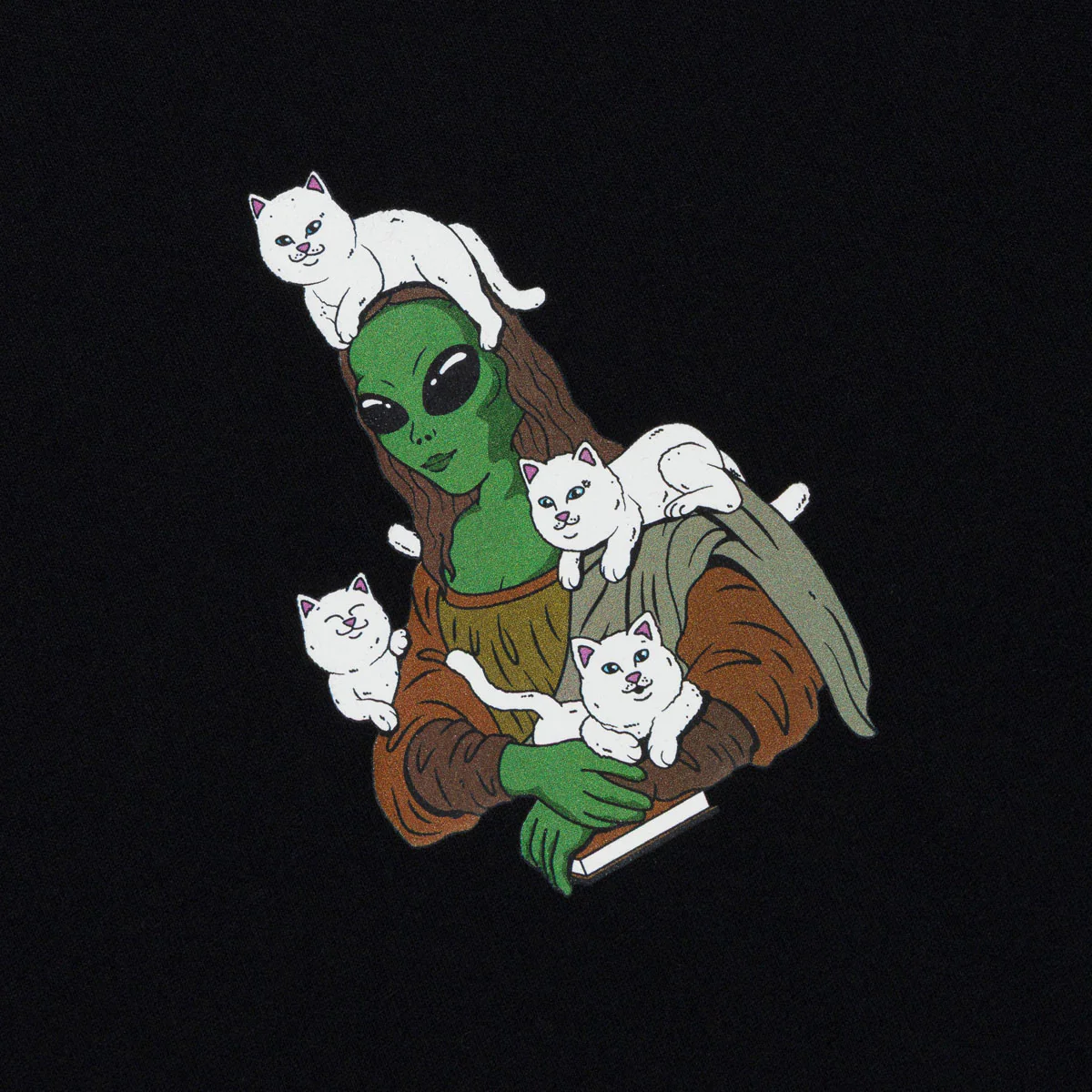 RIPNDIP Here All Along T-Shirt - Black - Image 3