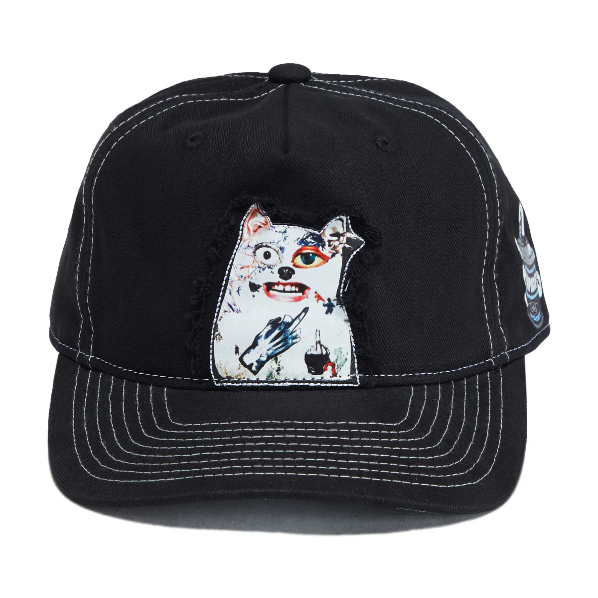 RIPNDIP Lord Nermal Collage Snapback Hat - Black - Image 5