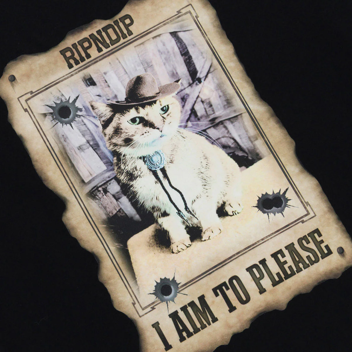 RIPNDIP Most Wanted T-Shirt - Black - Image 2