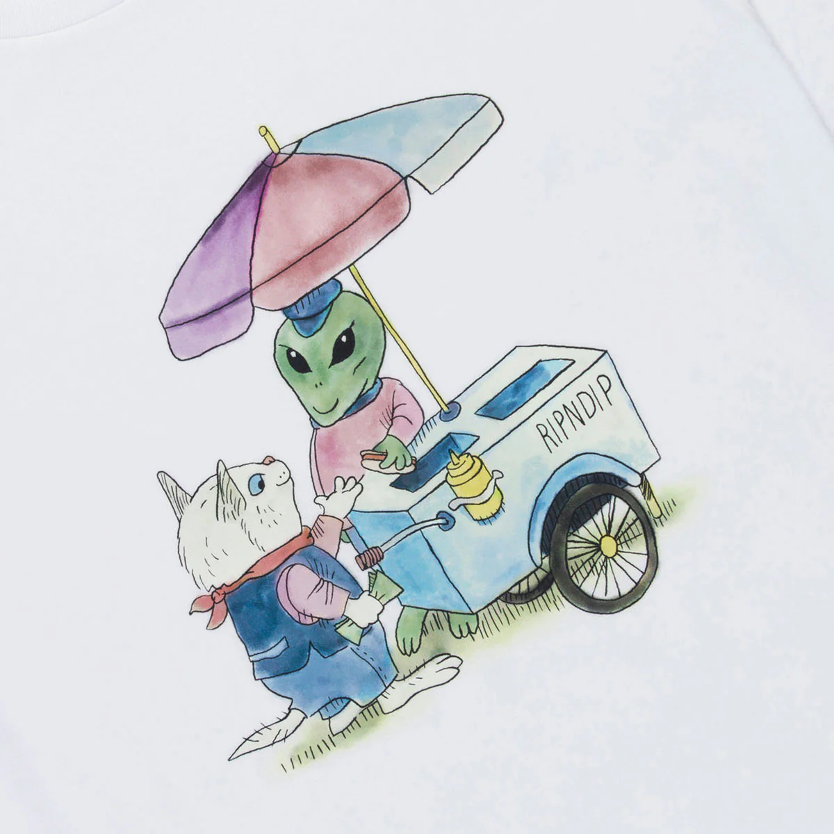 RIPNDIP Nerm Frios T-Shirt - White - Image 2