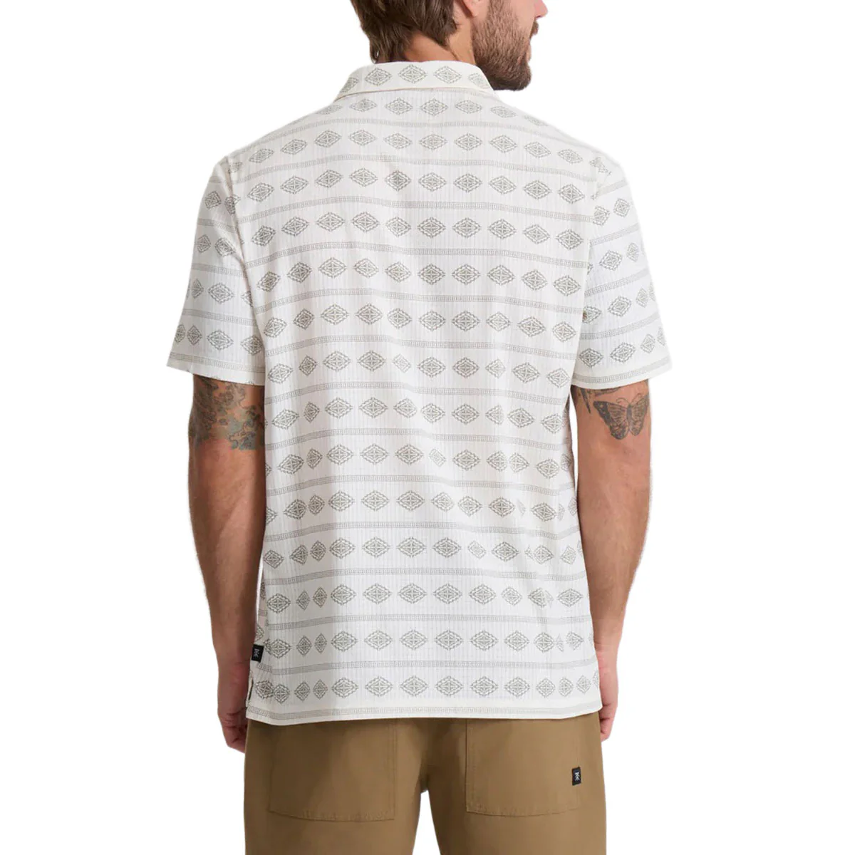 Roark Bless Up Polo Shirt - Unbleached - Image 2