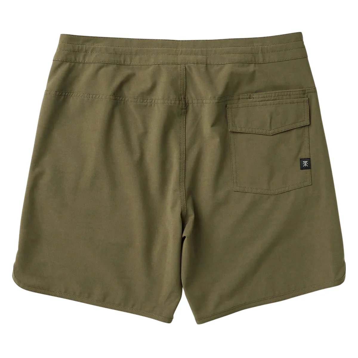 Roark Chiller Scallop Boardshorts - Military - Image 2