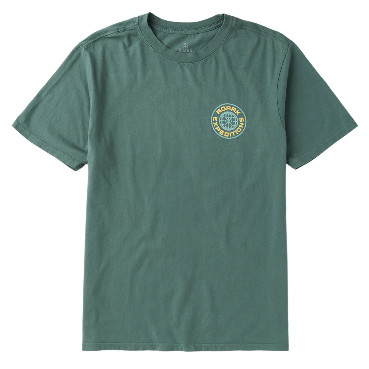 Roark Goin Global T-Shirt - Slate Green - Image 2