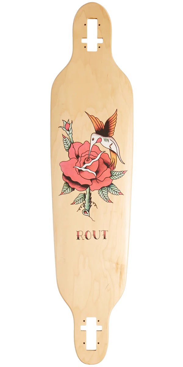 Rout Flash Drop-Thru Longboard Deck