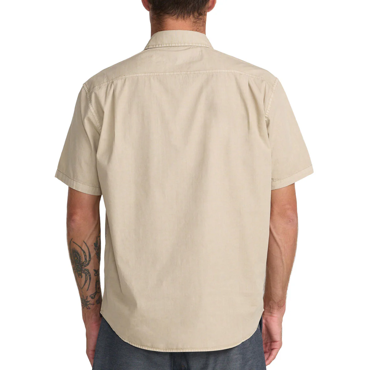 RVCA ANP Short Sleeve Shirt - Light Khaki - Image 2