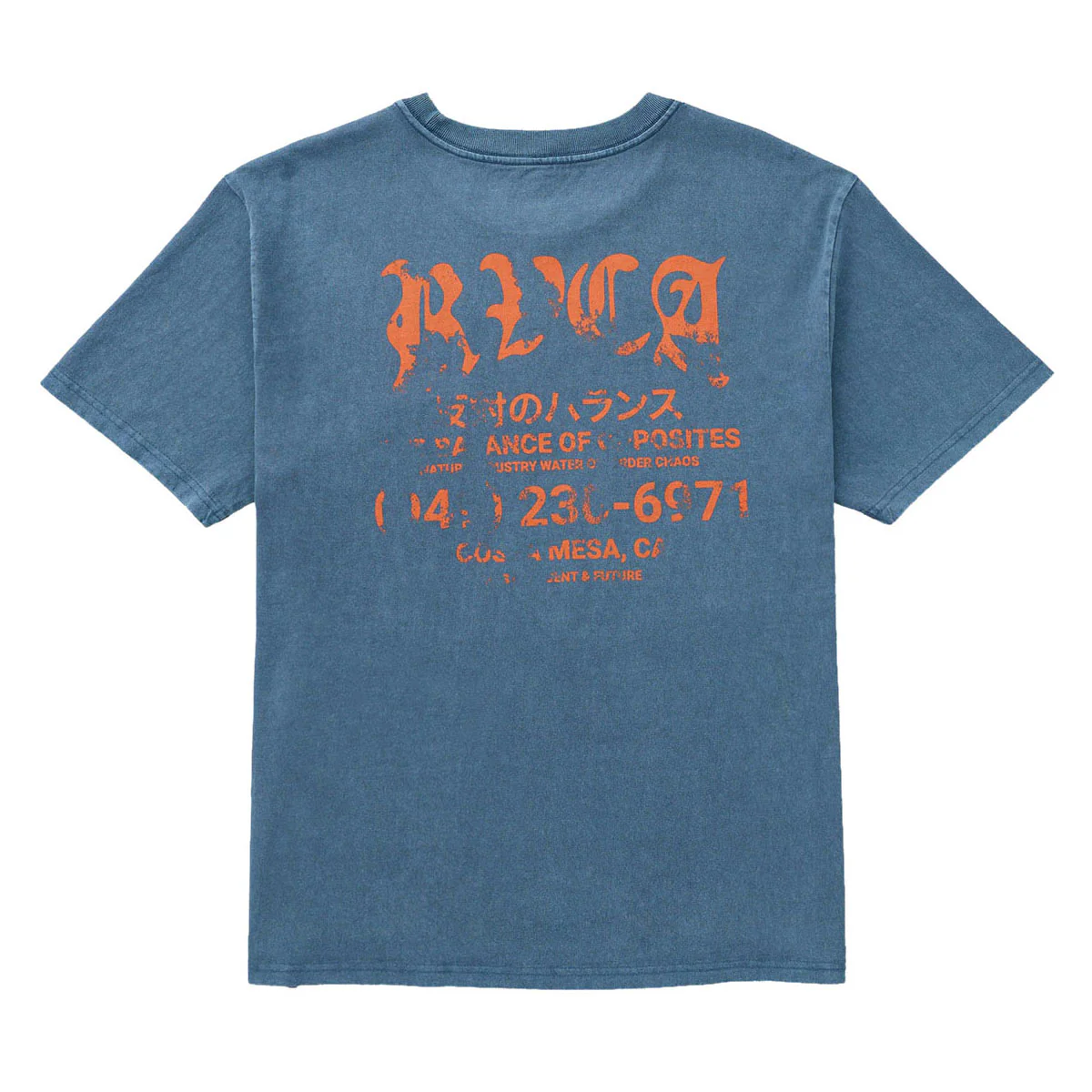 RVCA Big Press T-Shirt - Dark Denim - Image 2