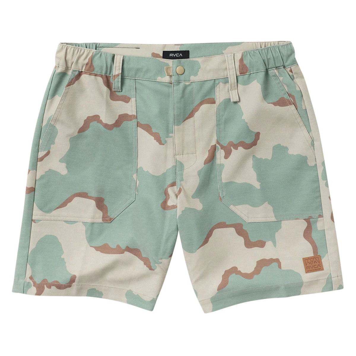 RVCA Brophy Hybrid 18 Shorts - Khaki Camo