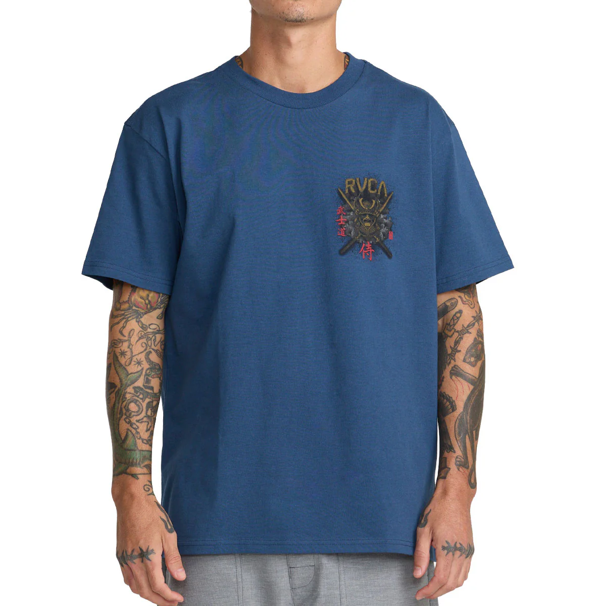 RVCA Bushido T-Shirt - Dark Denim - Image 3