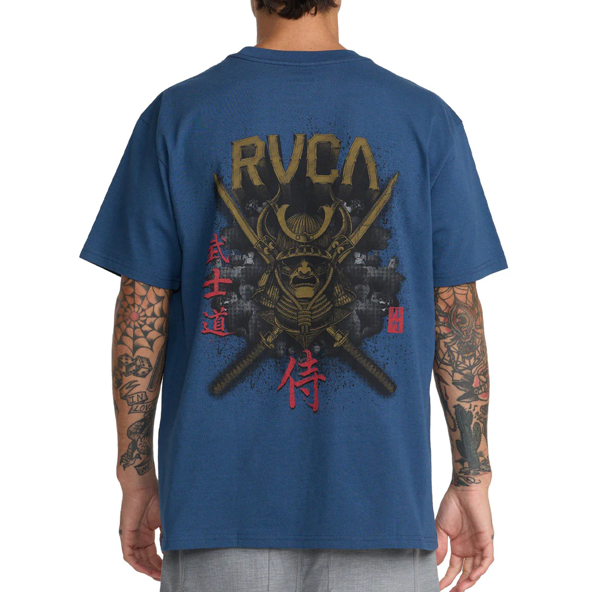 RVCA Bushido T-Shirt - Dark Denim - Image 4