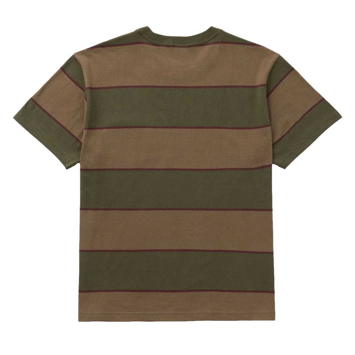 RVCA Dayshift Stripe Pocket T-Shirt - Fatigue - Image 6