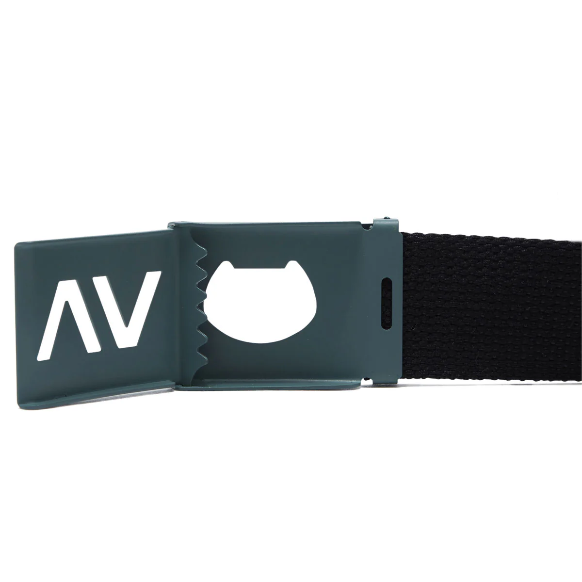 RVCA Grafted Web Belt - Midnight Green - Image 3