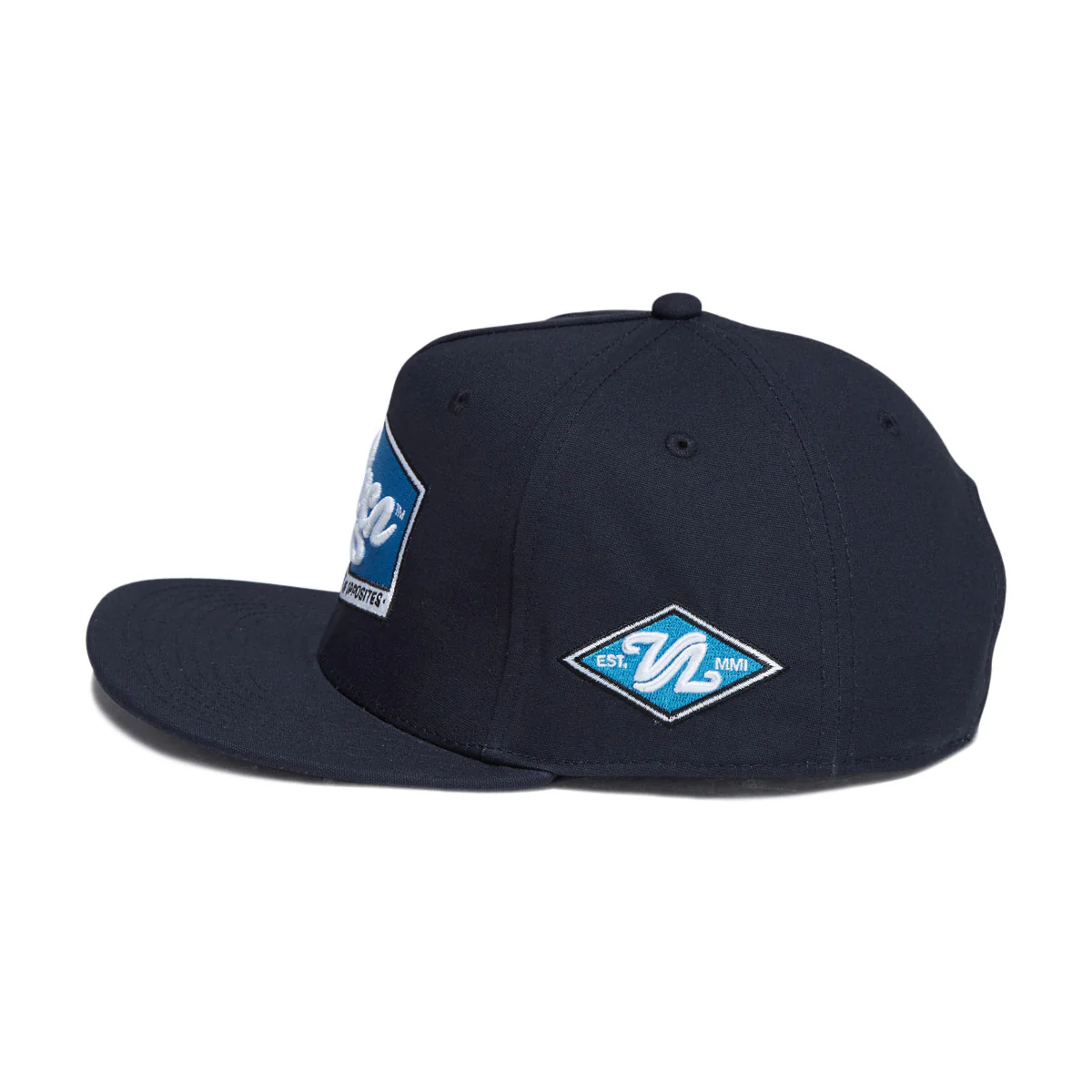 RVCA Majors Snapback Hat - Navy - Image 4