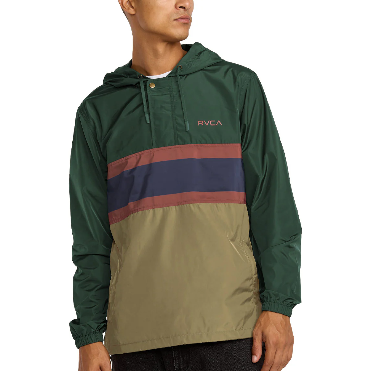 RVCA Meyer II Packable Anorak Jacket - Hunter Green