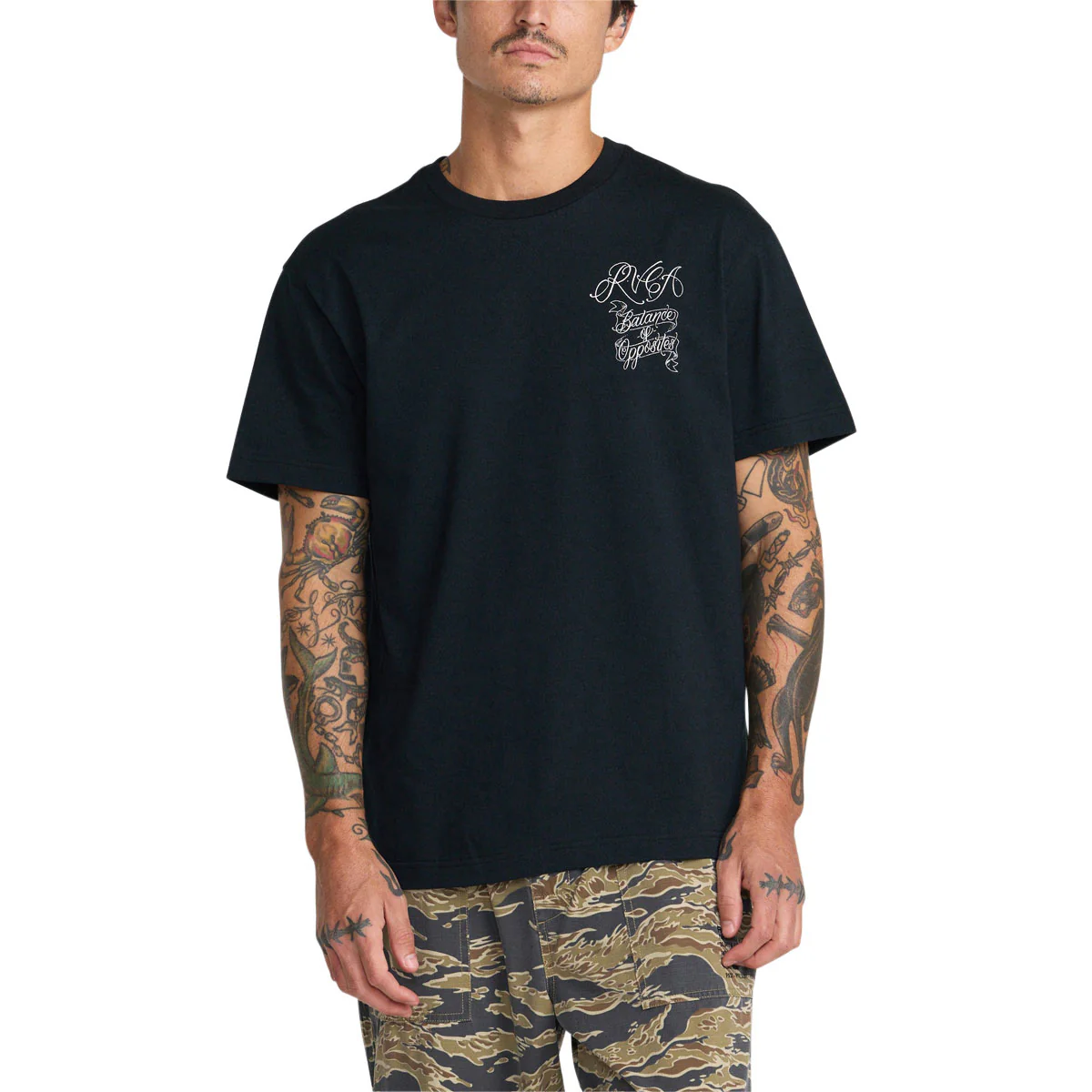 RVCA Paradise Queen T-Shirt - Black - Image 3