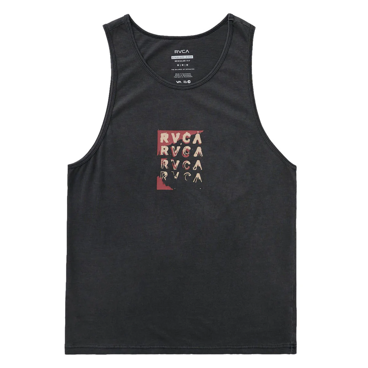 RVCA Rvca Quad Tank Top - Pirate Black