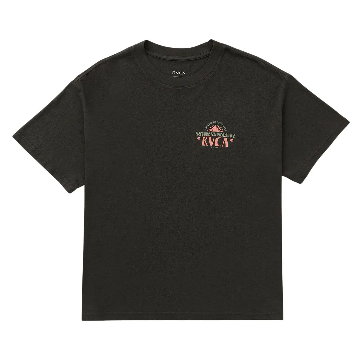 RVCA Sun Industries T-Shirt - Black - Image 5
