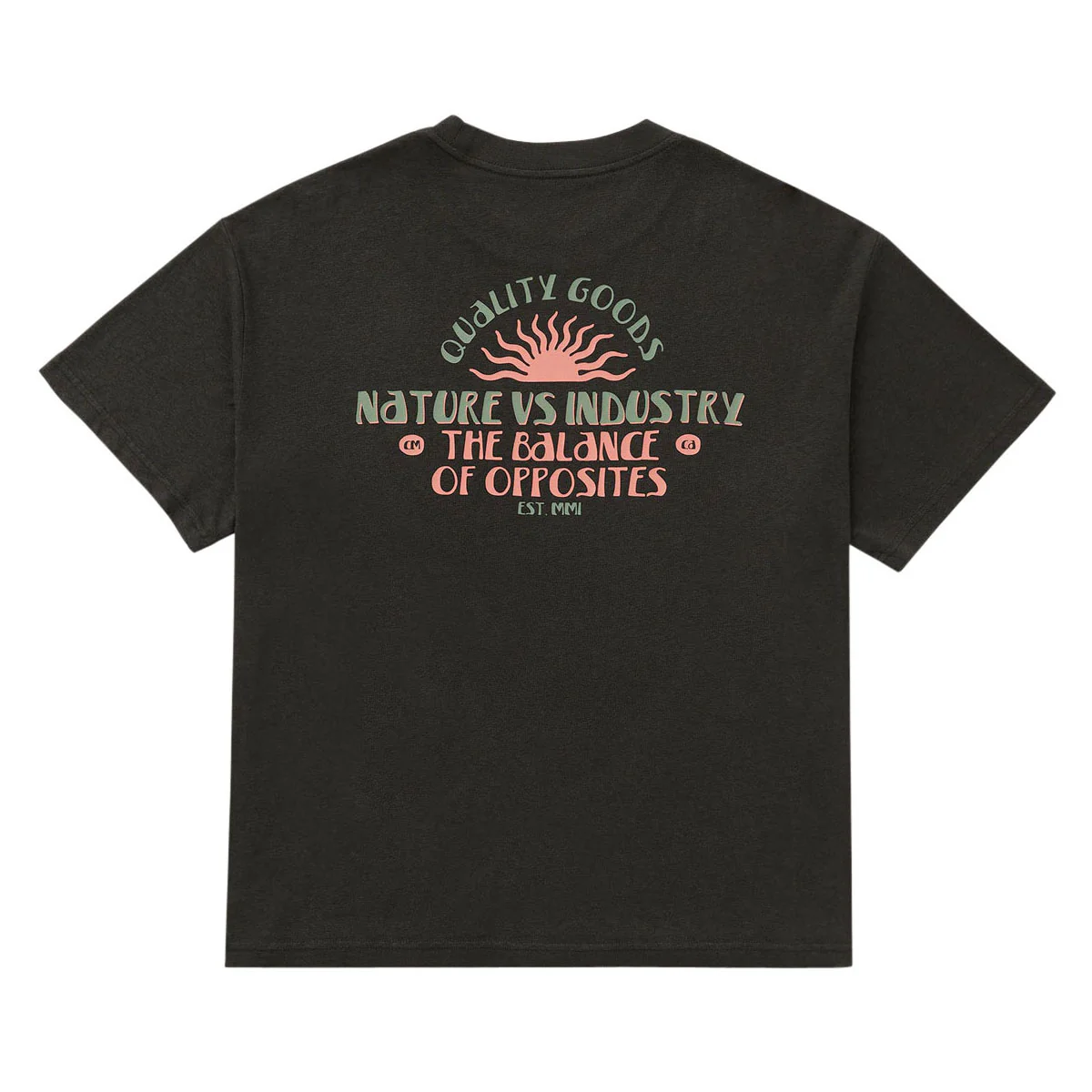 RVCA Sun Industries T-Shirt - Black - Image 6