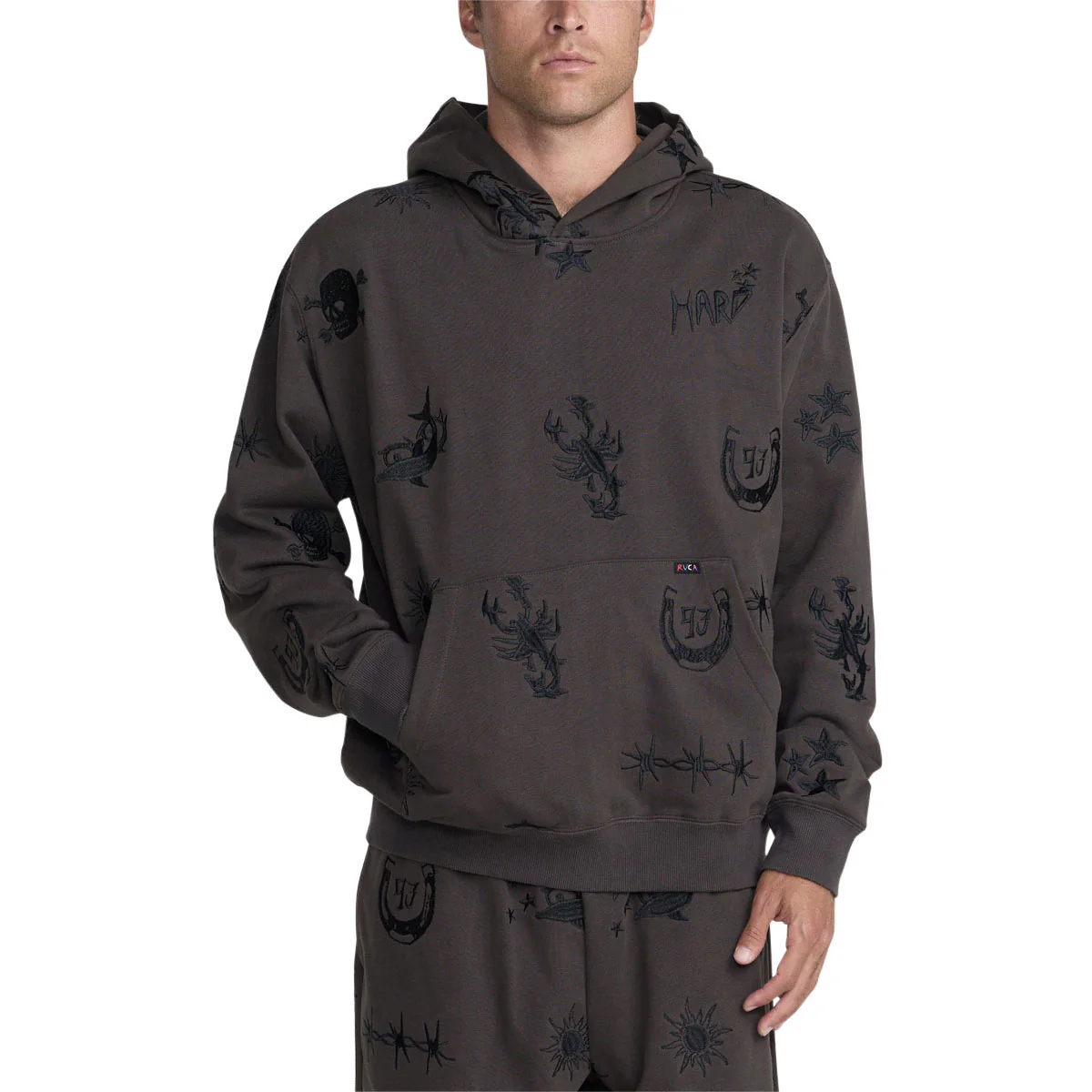 RVCA x Dani Miller Hoodie - Pirate Black