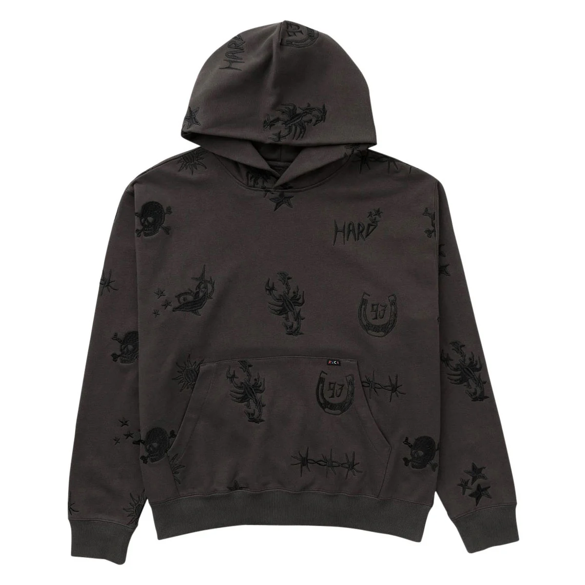 RVCA x Dani Miller Hoodie - Pirate Black - Image 5
