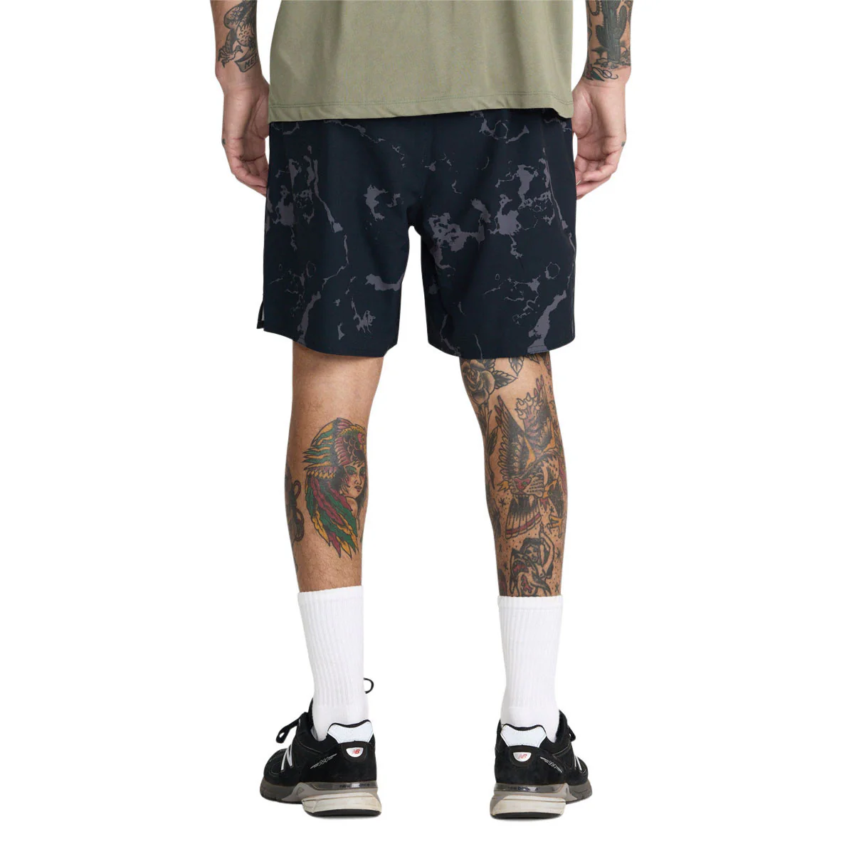 RVCA Yogger 2 In 1 Short 17" Shorts - Black 2 - Image 3