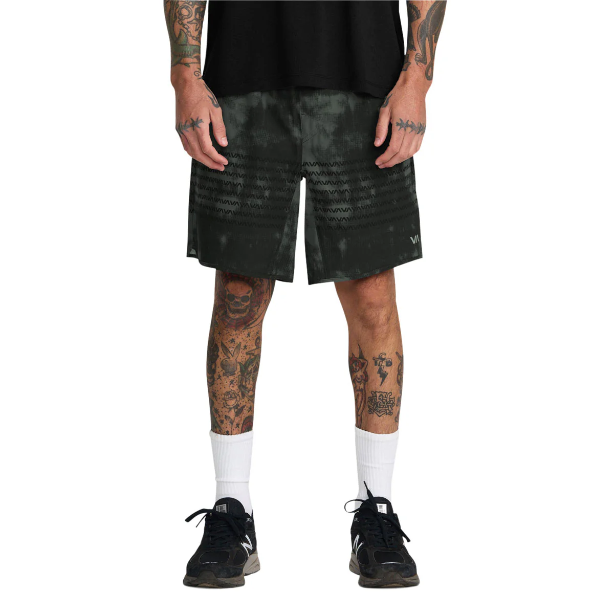 RVCA Yogger Stretch 17" Shorts - Balsam Green - Image 2
