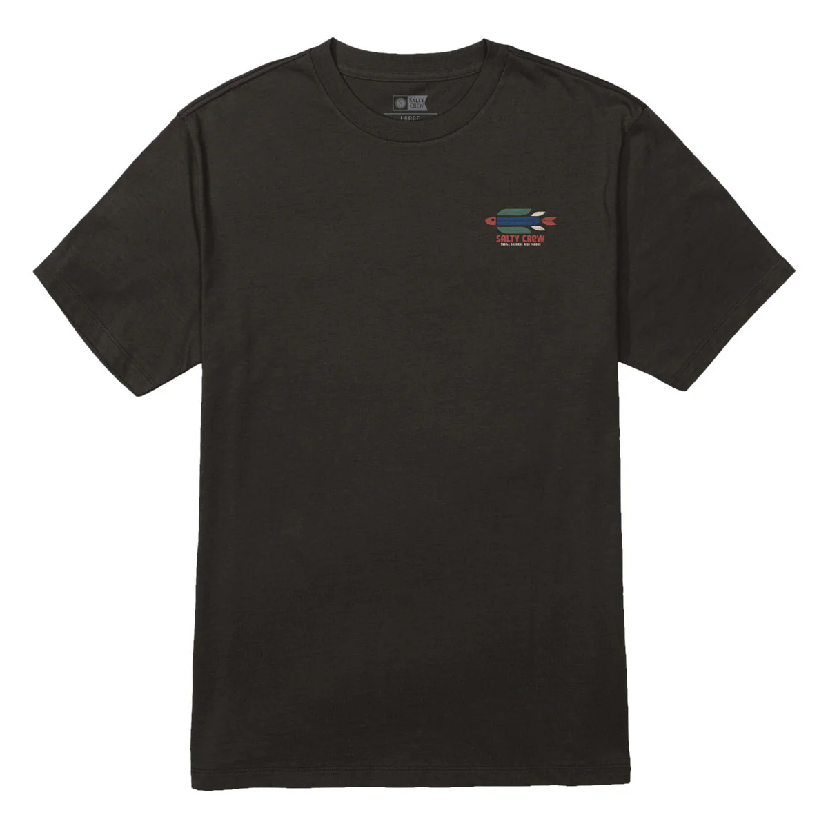 Salty Crew Torpedo T-Shirt - Black - Image 2