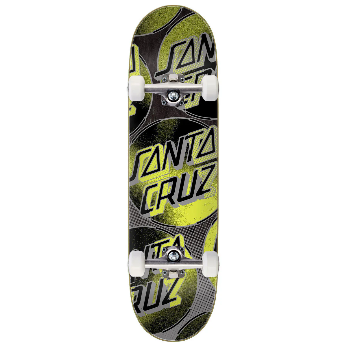 Santa Cruz Acid Clouds Dot 7 Ply Birch Skateboard Complete - 8.50"