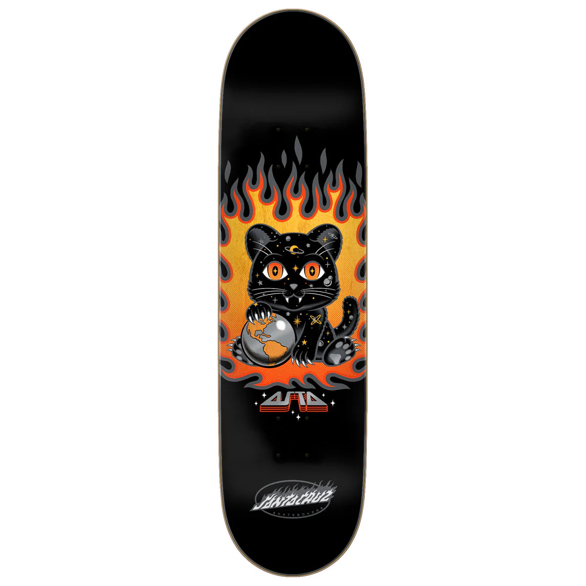 Santa Cruz Asta Space Kitten Twin Pro Skateboard Deck - 8.20"