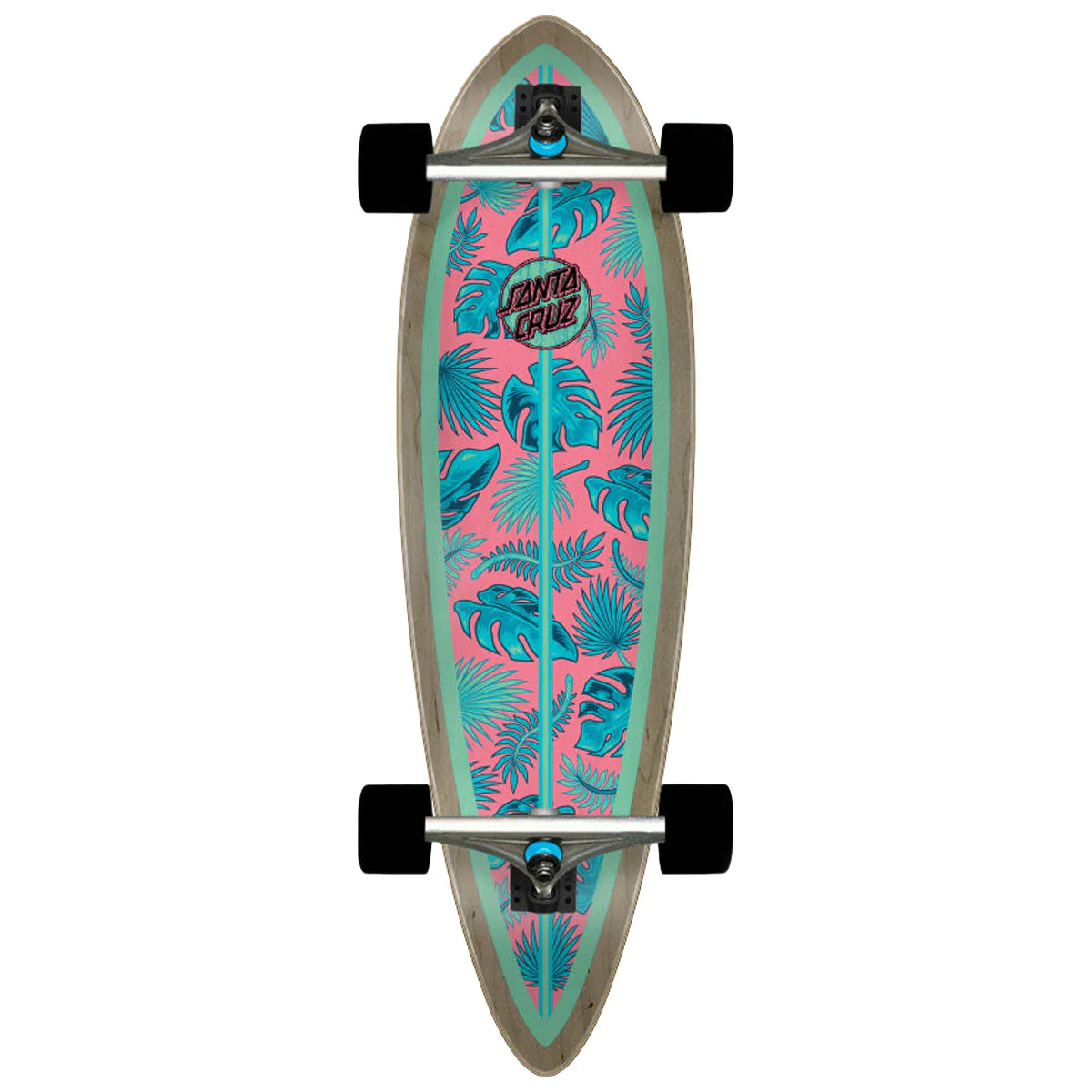 Santa Cruz Cabana Dot Pintail Cruzer Pre-Built Longboard Complete - 9.20"