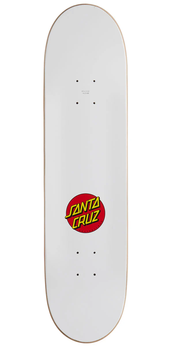 Santa Cruz Classic Dot Skateboard Deck - 8.00" - Image 2